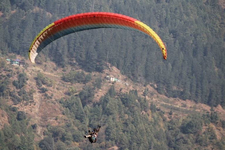 Paragliding over Kullu